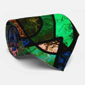 Formas geométricas unregelmäßiges e textura verfor krawatte (Gerollt)