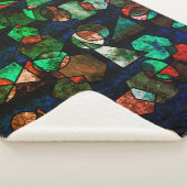 Formas geométricas unregelmäßiges e textura verfor sherpadecke (3/4)