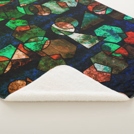 Formas geométricas unregelmäßiges e textura verfor sherpadecke