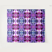 Formas se misturando do azul claro ao pink. wandteppich (Vorderseite (Horizontal))