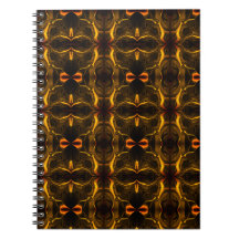 Formas, 'traços dourados flutuam' em fundo escuro.