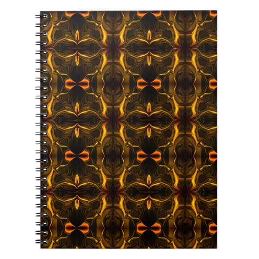 Formas, 'traços dourados flutuam' em fundo escuro. notizblock (Vorderseite)