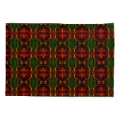 Formas, ‚traços vermelhos flutuam‘, em fundo verde kissenbezug (Rückseite-Links)