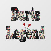 Format Darts Legend Picture Logo, Fensteraufkleber (Blatt)