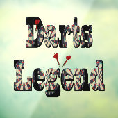 Format Darts Legend Picture Logo, Fensteraufkleber (Blatt 3)