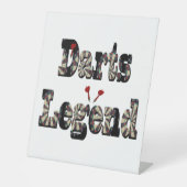 Format Darts Legend Picture Logo, Sockelschild (Vorderseite)