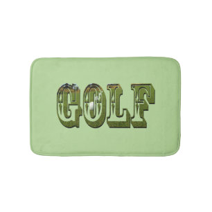 Format Green Golf Picture Logo, Badematte