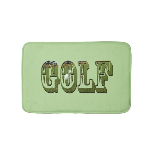 Format Green Golf Picture Logo, Badematte (Vorderseite)
