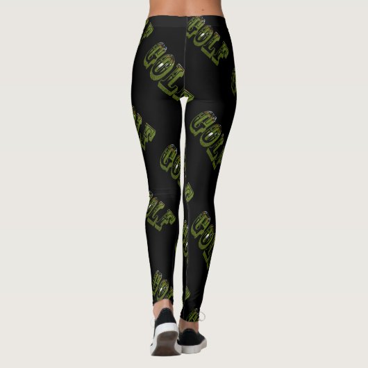 Format Green Golf Picture Logos, Leggings (Rückseite)