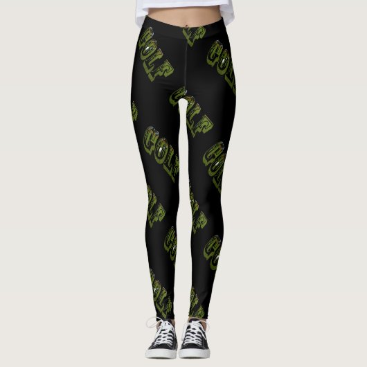Format Green Golf Picture Logos, Leggings (Vorderseite)