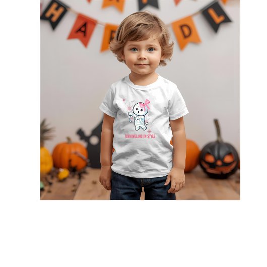 Formatabweichung | Funny Mummy Girls’ Halloween T-Shirt