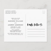 Formatieren des Fotos für das Formatieren von Skri Ankündigungspostkarte (Rückseite)