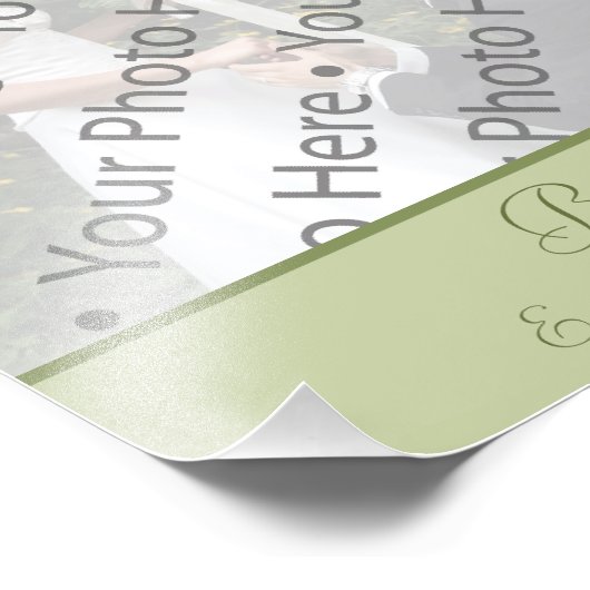 Formatiertes Foto für grüne Hochzeiten mit benutze (Ecke)