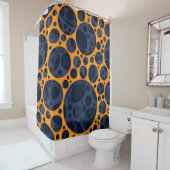 Formatierung eines Abstrakten, schlanken Lavas-Mus Duschvorhang (Beispiel)