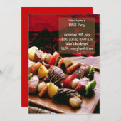 Formatierung von GRILLEN-Party Einladungen (Vorne/Hinten)