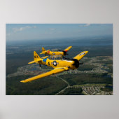 Formation Flying T6 Style Poster (Vorne)