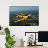 Formation Flying T6 Style Poster (Heimbüro)