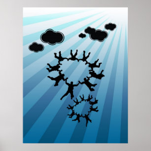 Formation Skydive Poster