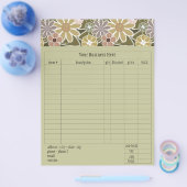 Formblatt Fun Florals Bestellung Flyer (Einzeln)