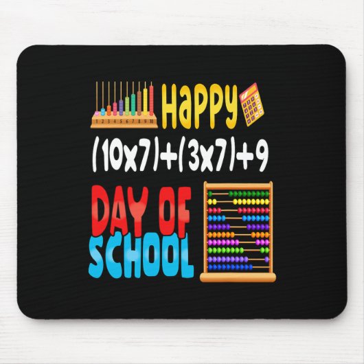 Formel 100 Schultage für Lehrer Mousepad (Vorne)