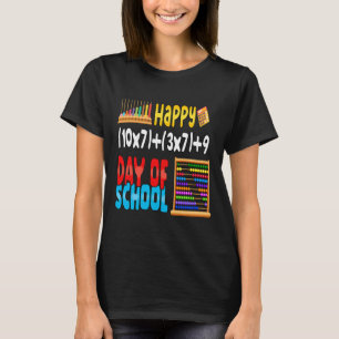 Formel 100 Schultage für Lehrer T-Shirt