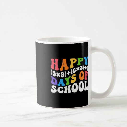Formel 100 Tage Schulspass Lehrer 100. Kaffeetasse (Rechts)