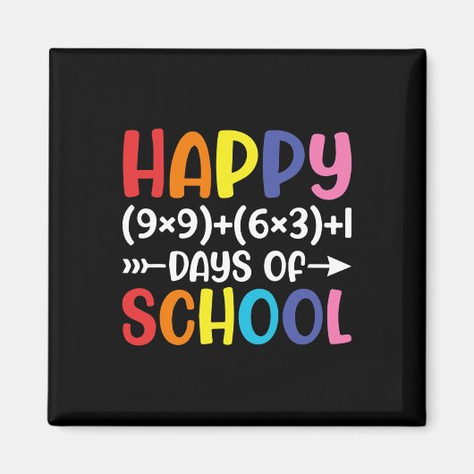 Formel 100 Tage Schulspass Lehrer 100. Magnet (Vorne)