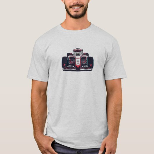 Formel-1-Auto-T-Shirt T-Shirt (Vorderseite)