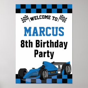 Formel 1 Geburtstagspartei Poster