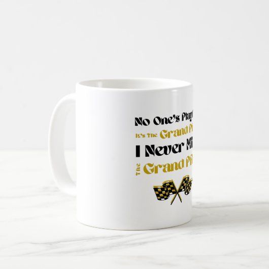 Formel 1 kaffeetasse (Vorderseite Links)