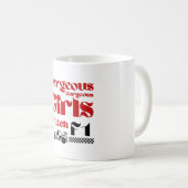 Formel 1 Mädchen Kaffeetasse (VorderseiteRechts)