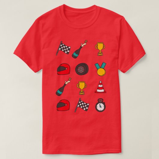 Formel-1-Racer T-Shirt (Design vorne)