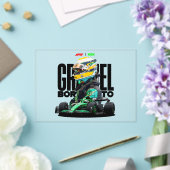 Formel-1-Rennen Acryleinladungen (In Situ (Hochzeit))