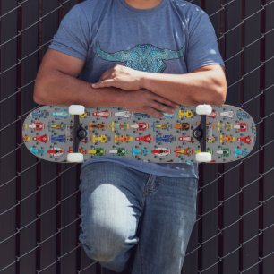 Formel-1-Rennwagen Skateboard