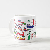Formel 1-Strecke Kaffeetasse (Vorderseite Links)