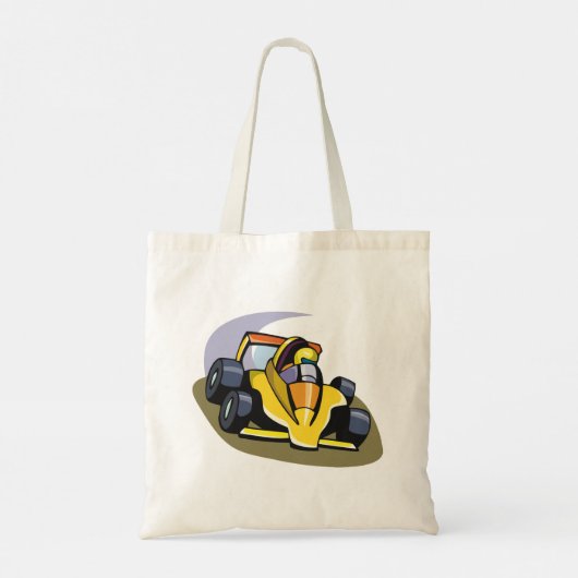 Formel-5-Rennen Auto-Motorsport-Tote-Tasche Tragetasche (Rückseite)