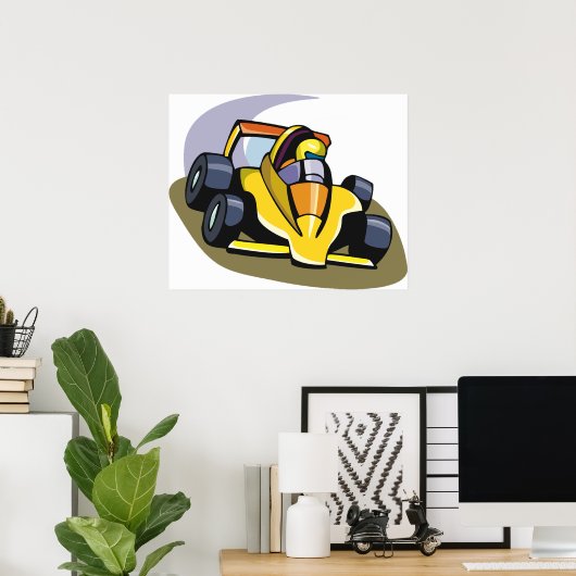 Formel 5 Rennsport-Poster Poster (Heimbüro)