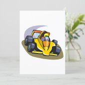 Formel-5-Rennwagen Einladung