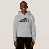 Formel Autos Rennen Geschenke besten Geschenke Kin Hoodie (Vorne ganz)