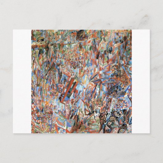 Formel des Frühlings von Pavel Filonov Postkarte (Vorderseite)