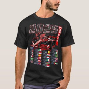 Formel-Fahrplan 2025 Rennen 2025 T-Shirt