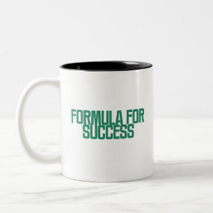 Formel für Erfolg Analytische Denkweise Design Zweifarbige Tasse