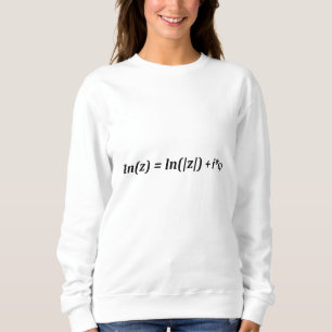 Formel Mathematical ln(z) = ln( z ) + i*j Sweatshirt
