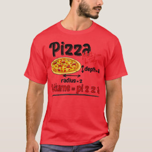 Formel Pizza und Mathe MemeFunny Mathe Lehre T-Shirt
