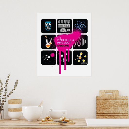 Formel-Projekt TFP_EVOLVE-2 Poster (Küche)