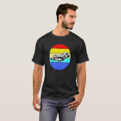 Formel Racer Grunge Retro T-Shirt (Vorne ganz)