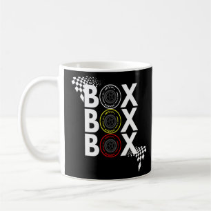 Formel-Racing-Box-Feld Funkruf nach Pitbo Kaffeetasse