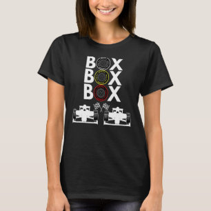 Formel-Racing-Box-Feld Funkruf nach Pitbo T-Shirt
