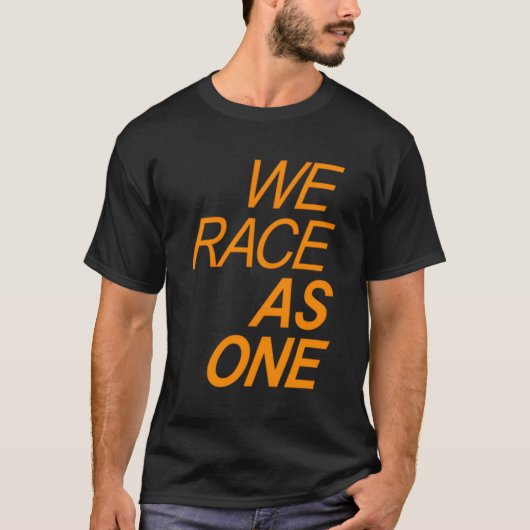 Formel Racing Rennen wir Rennen als ein Rainbow 20 T-Shirt (Vorderseite)