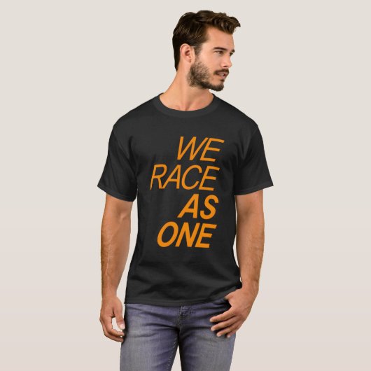 Formel Racing Rennen wir Rennen als ein Rainbow 20 T-Shirt (Vorne ganz)